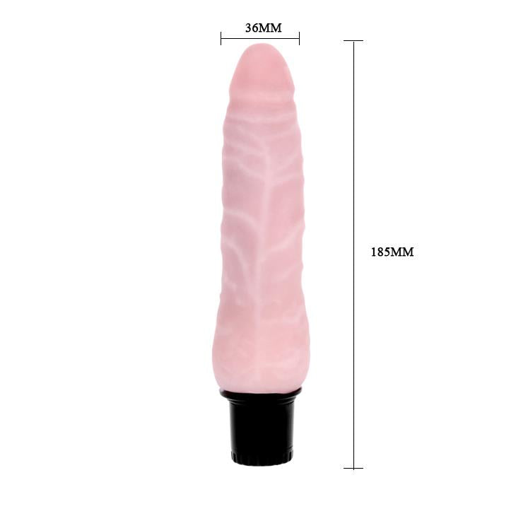 3-Naturalny kształt materiał wibrator sex penis 23cm-3