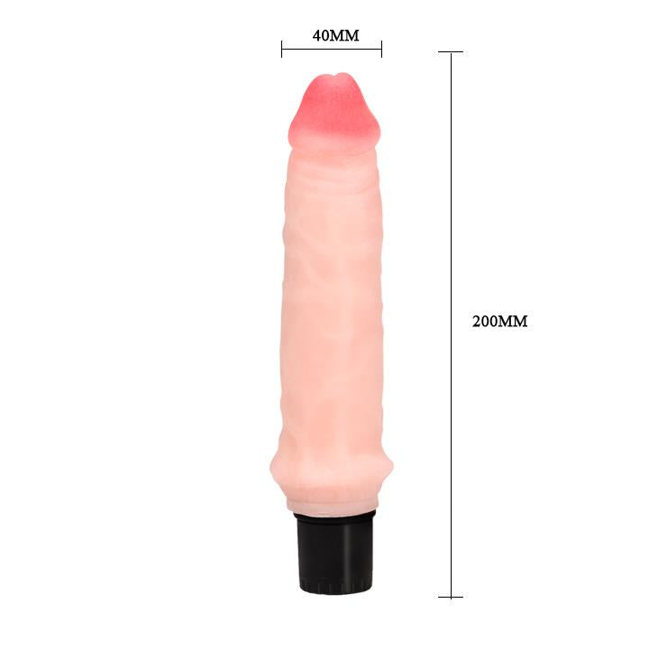8-Naturalny wibrator delikatny realistyczny sex 20cm-8