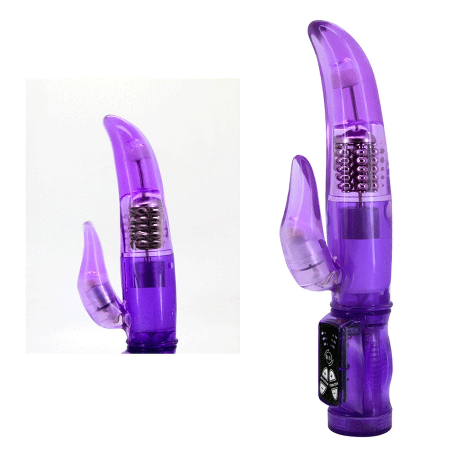 2-Wibrator króliczek do łechtaczki punktu G sex 22cm-2
