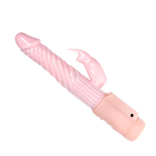 2-Ogrzewany wibrator z sex masażerem łechtaczki 21cm-2