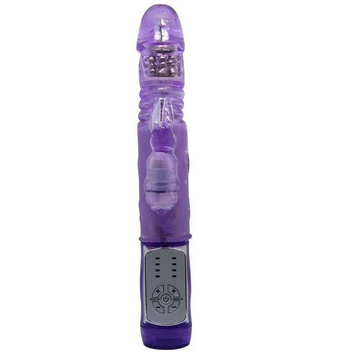 3-Wibrator królik rotacja posuw masażer 24cm erotyka-3