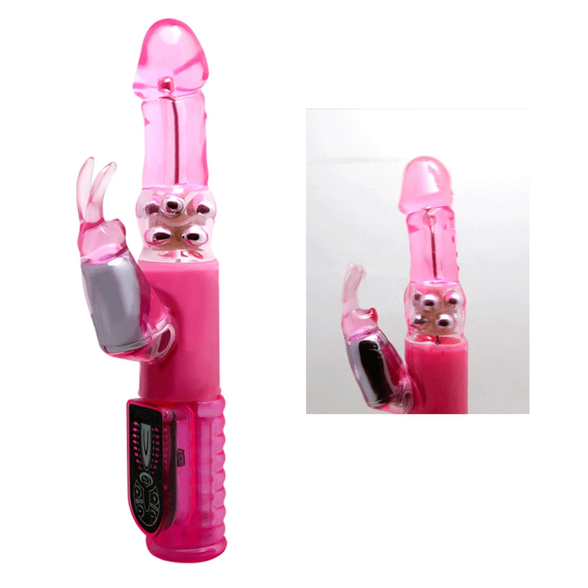 4-Wibrator z rotacją masażerem łechtaczki 25cm 8tryb-4