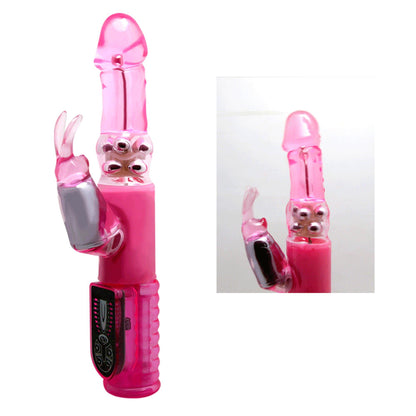4-Wibrator z rotacją masażerem łechtaczki 25cm 8tryb-4