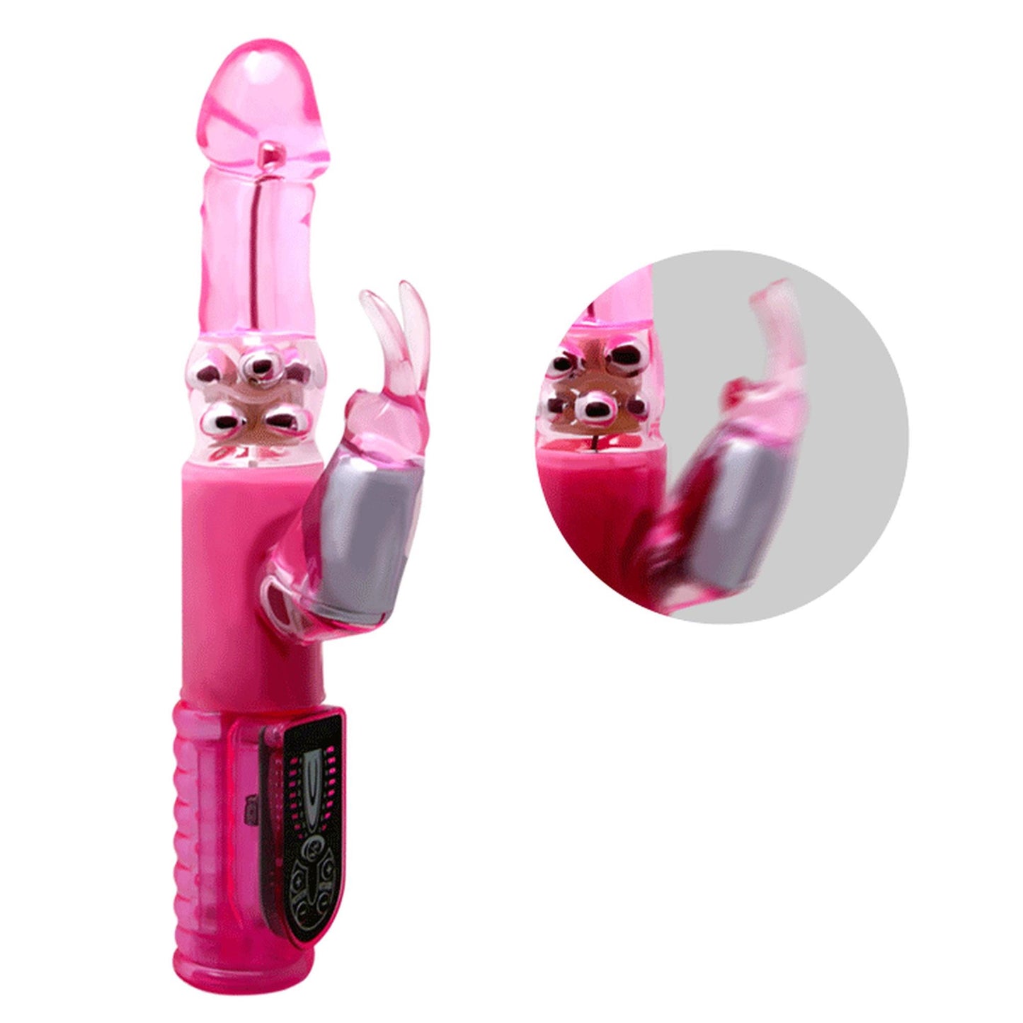 5-Wibrator z rotacją masażerem łechtaczki 25cm 8tryb-5