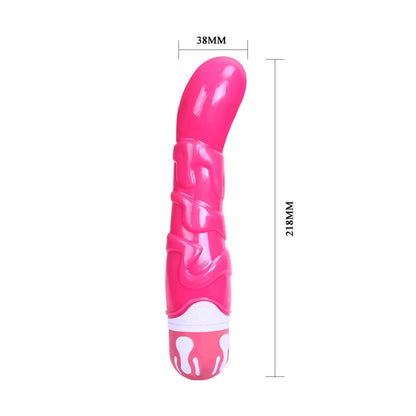 4-Wibrator klasyczny punkt G wygięty 21cm 10 trybów-4
