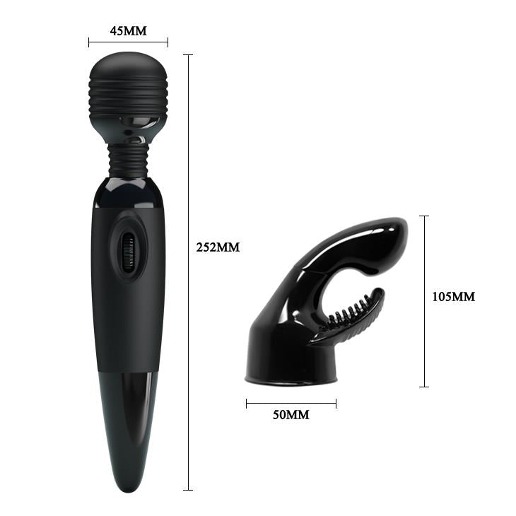 4-Wibrujący masażer łechtaczki punktu g różdżka 25cm-4