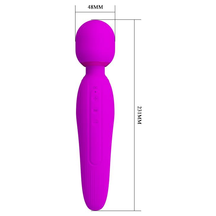 7-Wibrujący masażer łechtaczki różdżka 7trybów 23cm-7