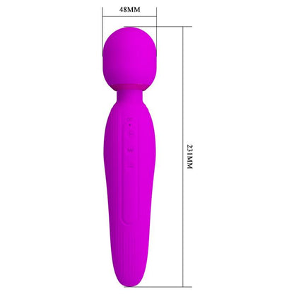 7-Wibrujący masażer łechtaczki różdżka 7trybów 23cm-7