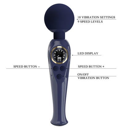 9-PRETTY LOVE - Skyler Blue, 10 vibration functions 9 speed levels-9