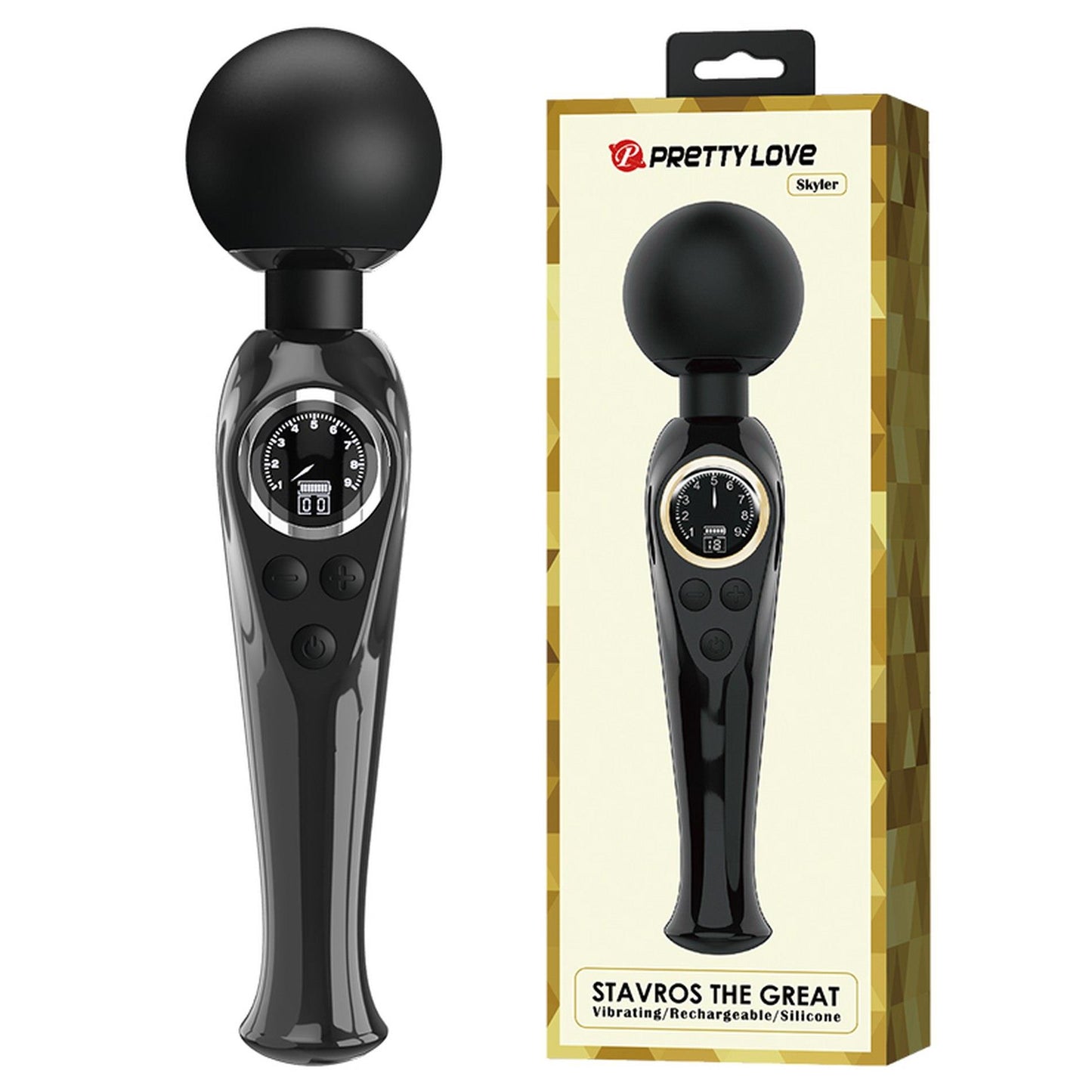 1-PRETTY LOVE - Skyler Black, 10 vibration functions 9 speed levels-1