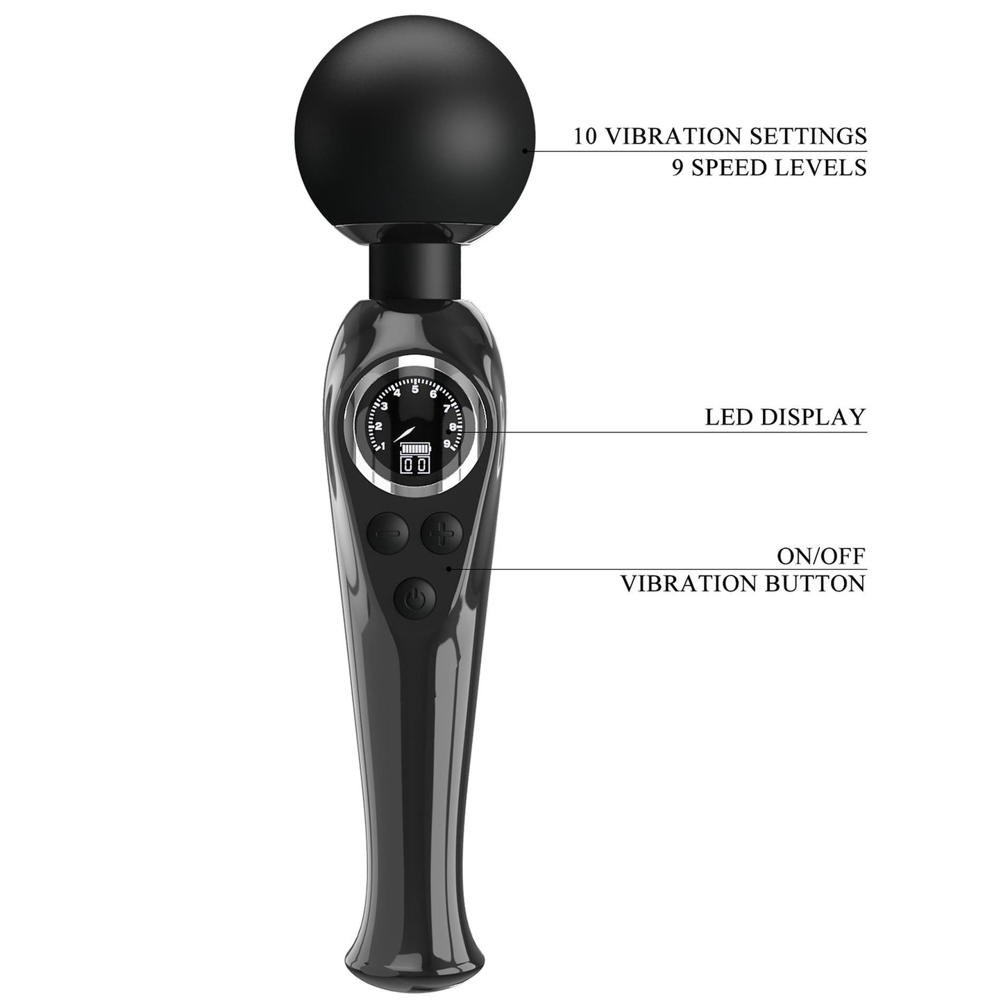 10-PRETTY LOVE - Skyler Black, 10 vibration functions 9 speed levels-10
