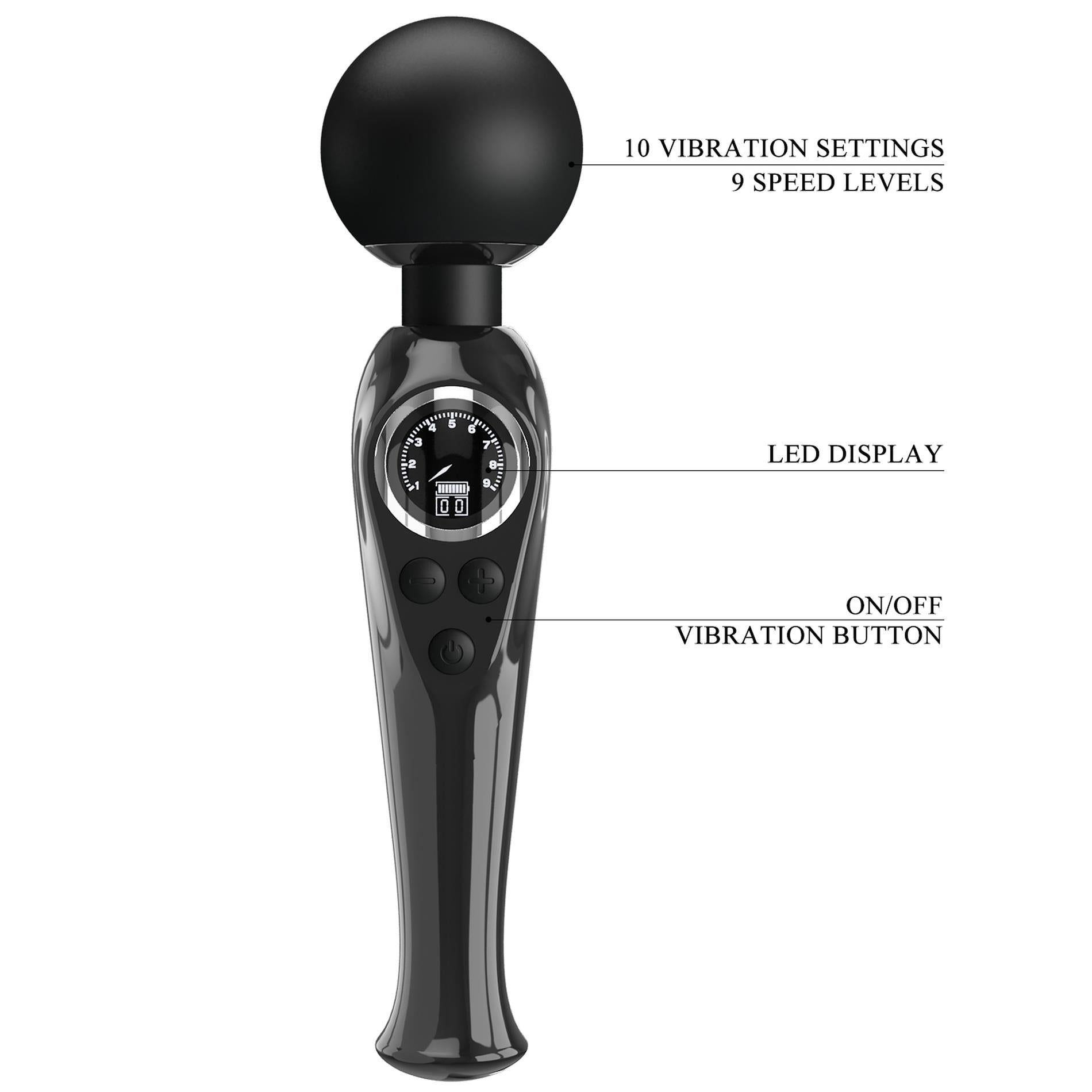 10-PRETTY LOVE - Skyler Black, 10 vibration functions 9 speed levels-10