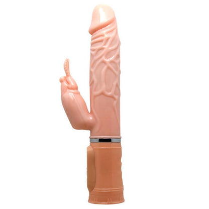 2-Podgrzewany wibrator z masażerem łechtaczki 26cm-2