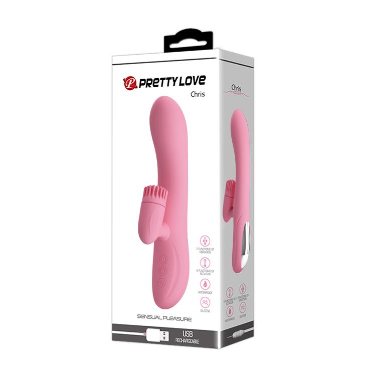 1-Wibrator z obrotowym masażerem łechtaczki 20cm usb-1