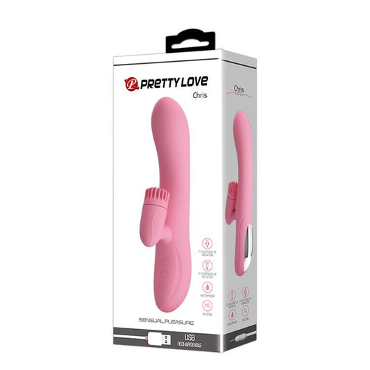 1-Wibrator z obrotowym masażerem łechtaczki 20cm usb-1