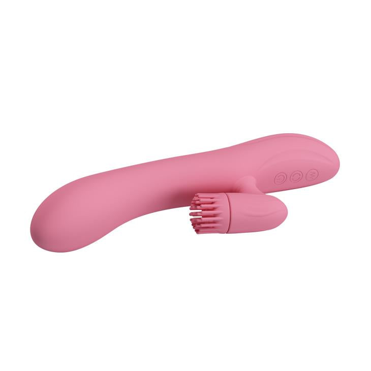 4-Wibrator z obrotowym masażerem łechtaczki 20cm usb-4