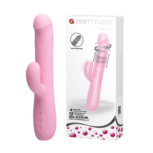 1-Wibrator rotacja masażer łechtaczki 12tryb 23cm-1