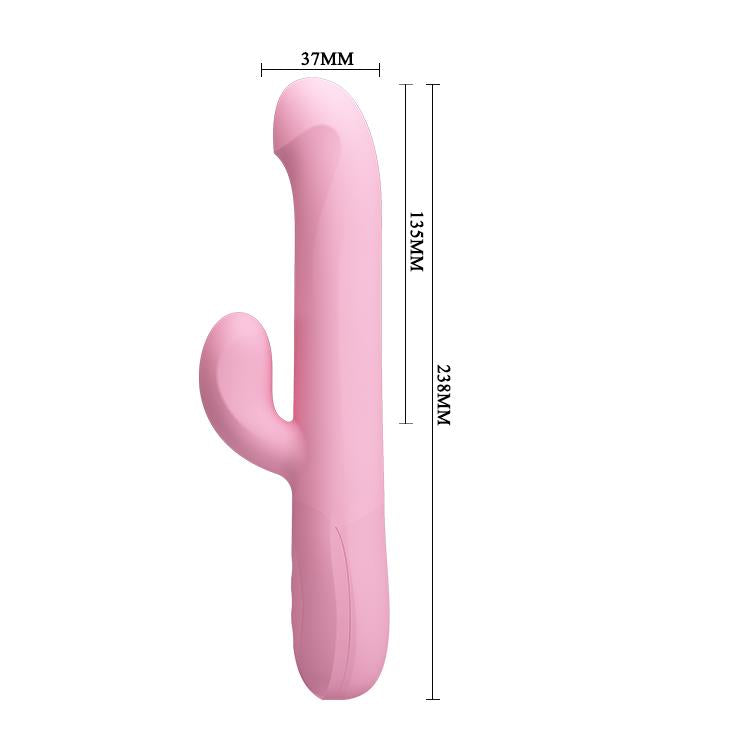 5-Wibrator rotacja masażer łechtaczki 12tryb 23cm-5
