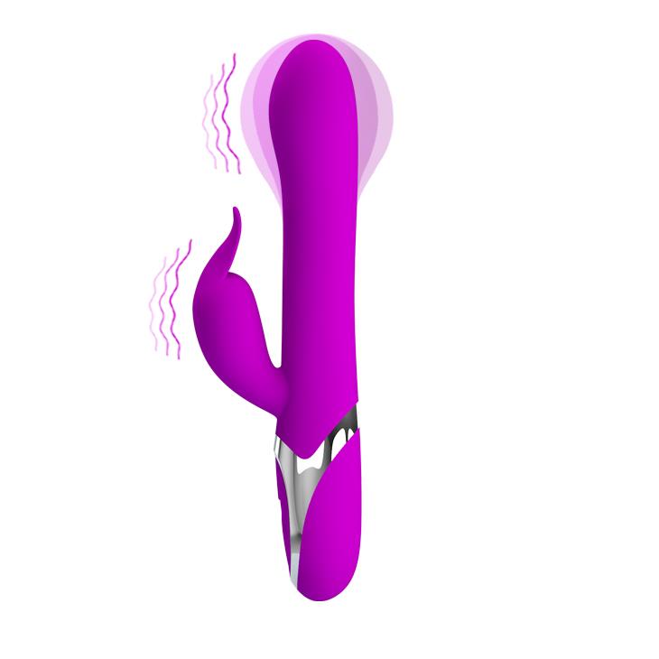 3-Pompowany wibrator wielofunkcyjny 23cm 7trybów usb-3