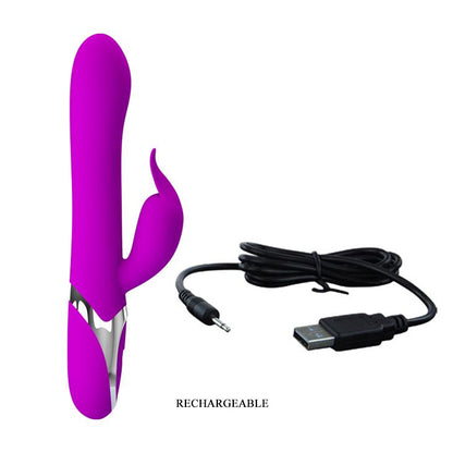 9-Pompowany wibrator wielofunkcyjny 23cm 7trybów usb-9