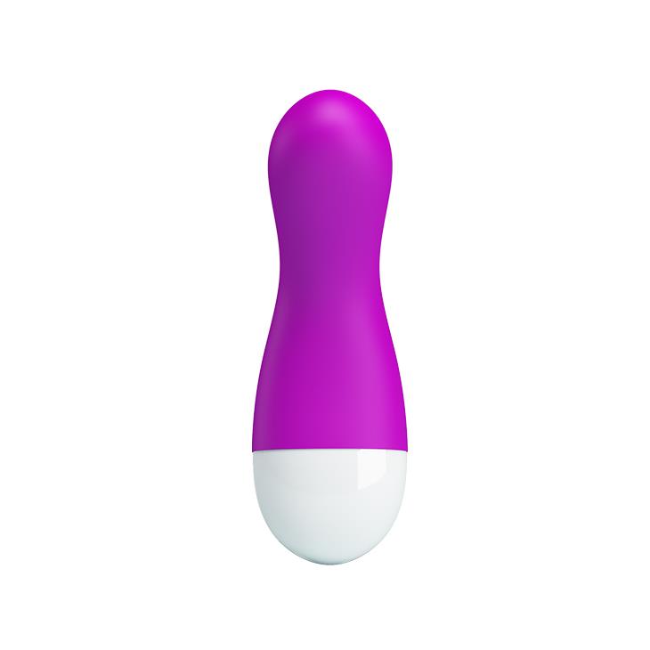 3-Silikonowy masażer łechtaczki mini wibrator 12cm-3