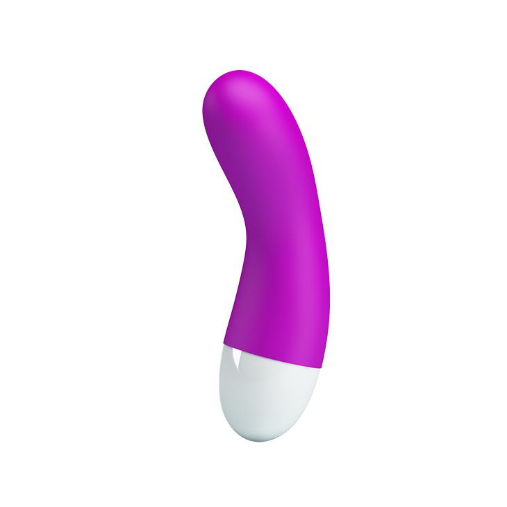 4-Silikonowy masażer łechtaczki mini wibrator 12cm-4