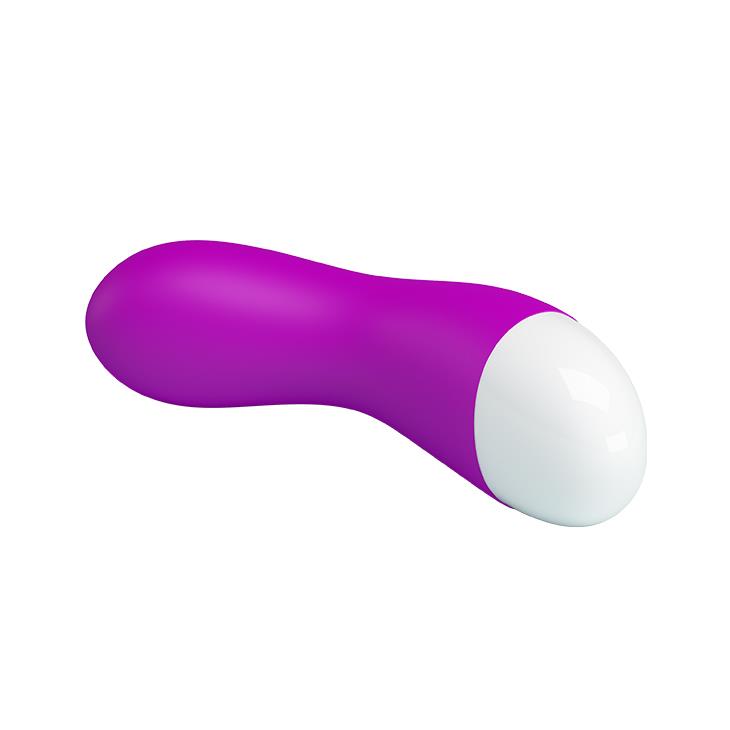 5-Silikonowy masażer łechtaczki mini wibrator 12cm-5