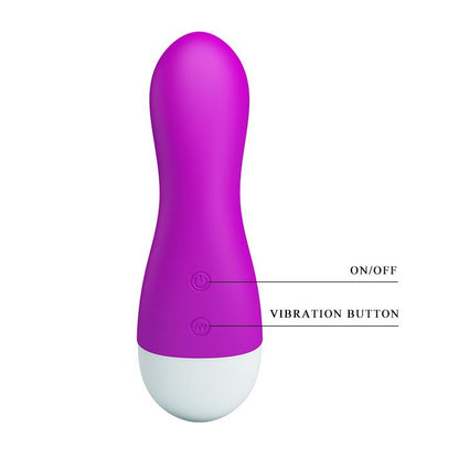 7-Silikonowy masażer łechtaczki mini wibrator 12cm-7