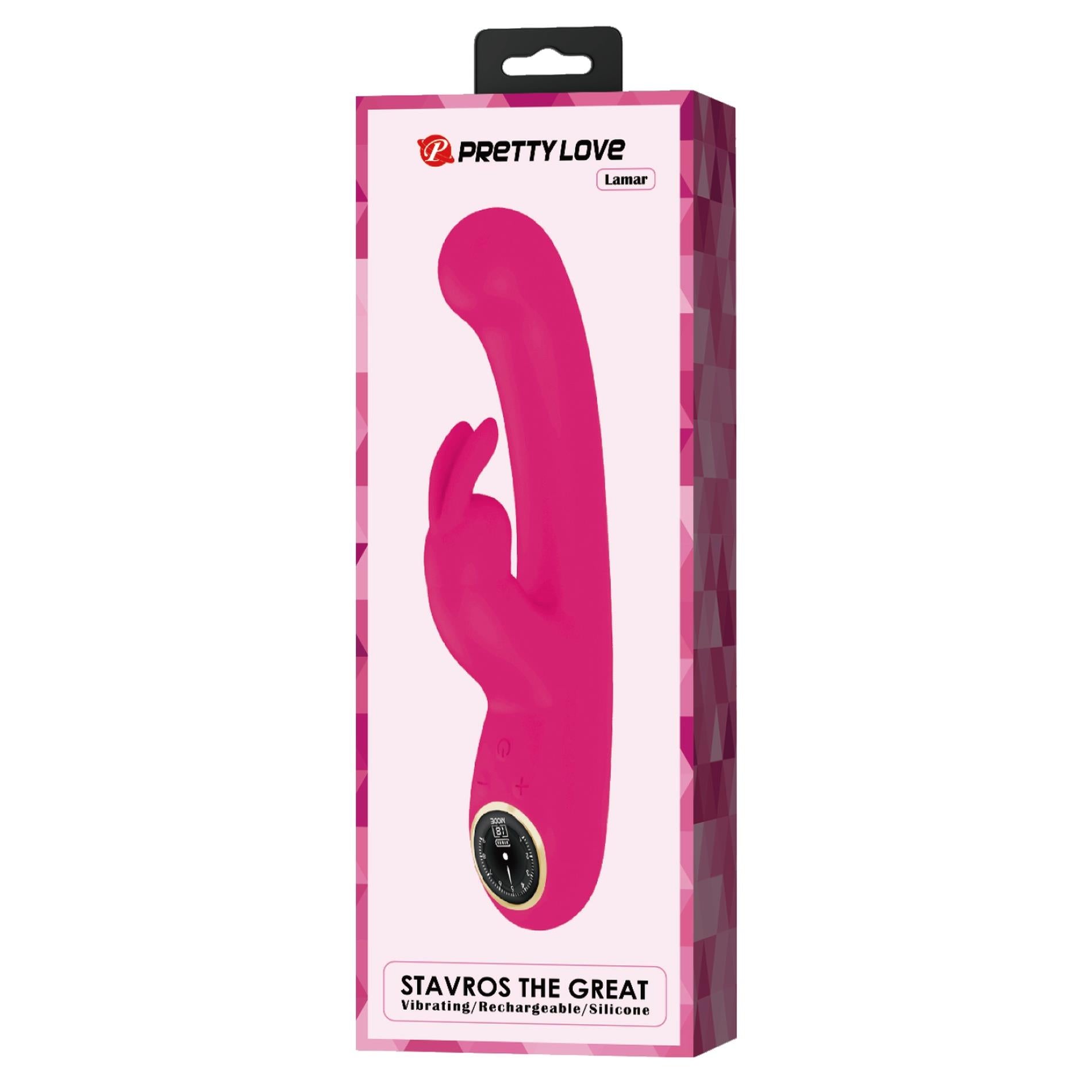 12-PRETTY LOVE - Lamar dark Pink, 10 vibration functions 9 speed levels-12