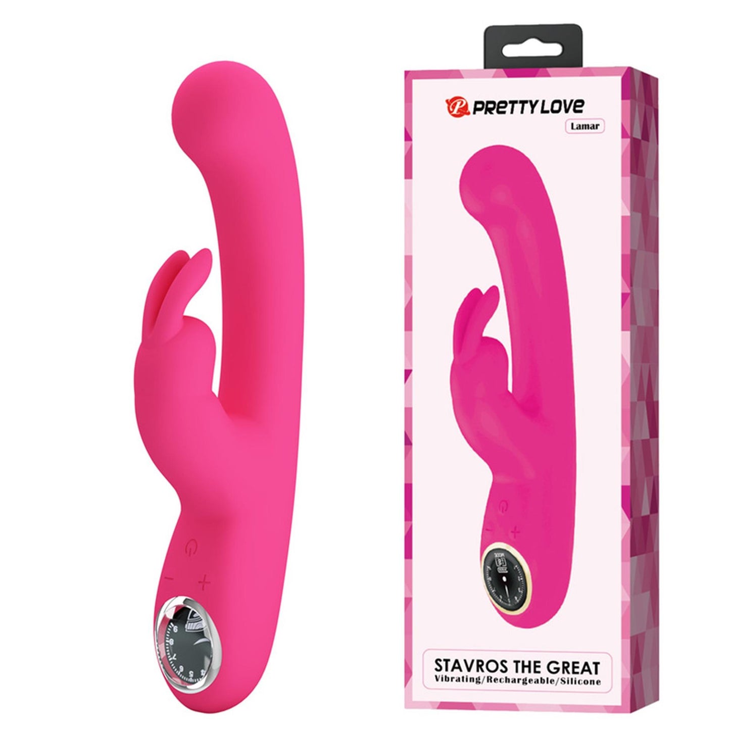 1-PRETTY LOVE - Lamar Pink, 10 vibration functions 9 speed levels-1