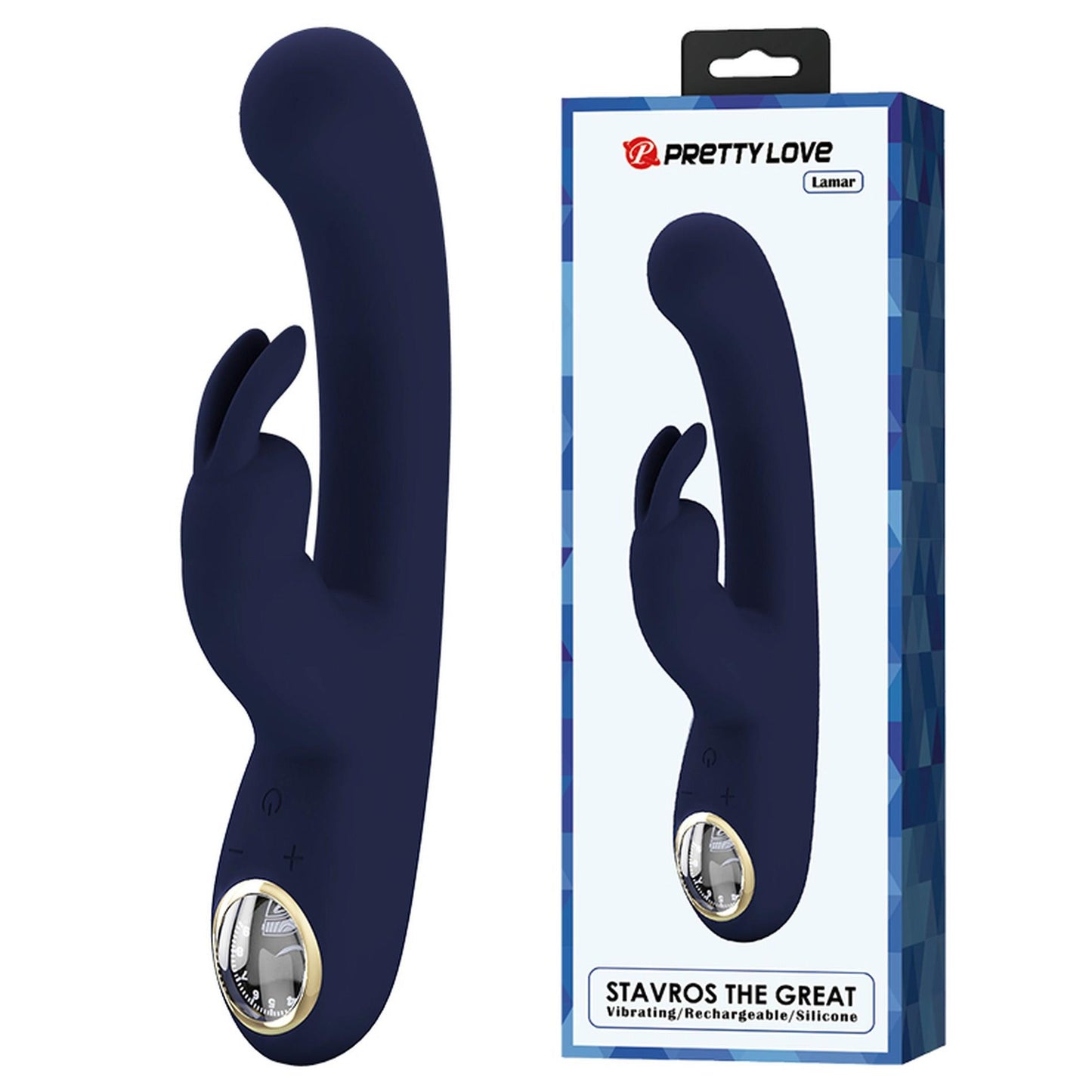 1-PRETTY LOVE - Lamar Blue, 10 vibration functions 9 speed levels-1