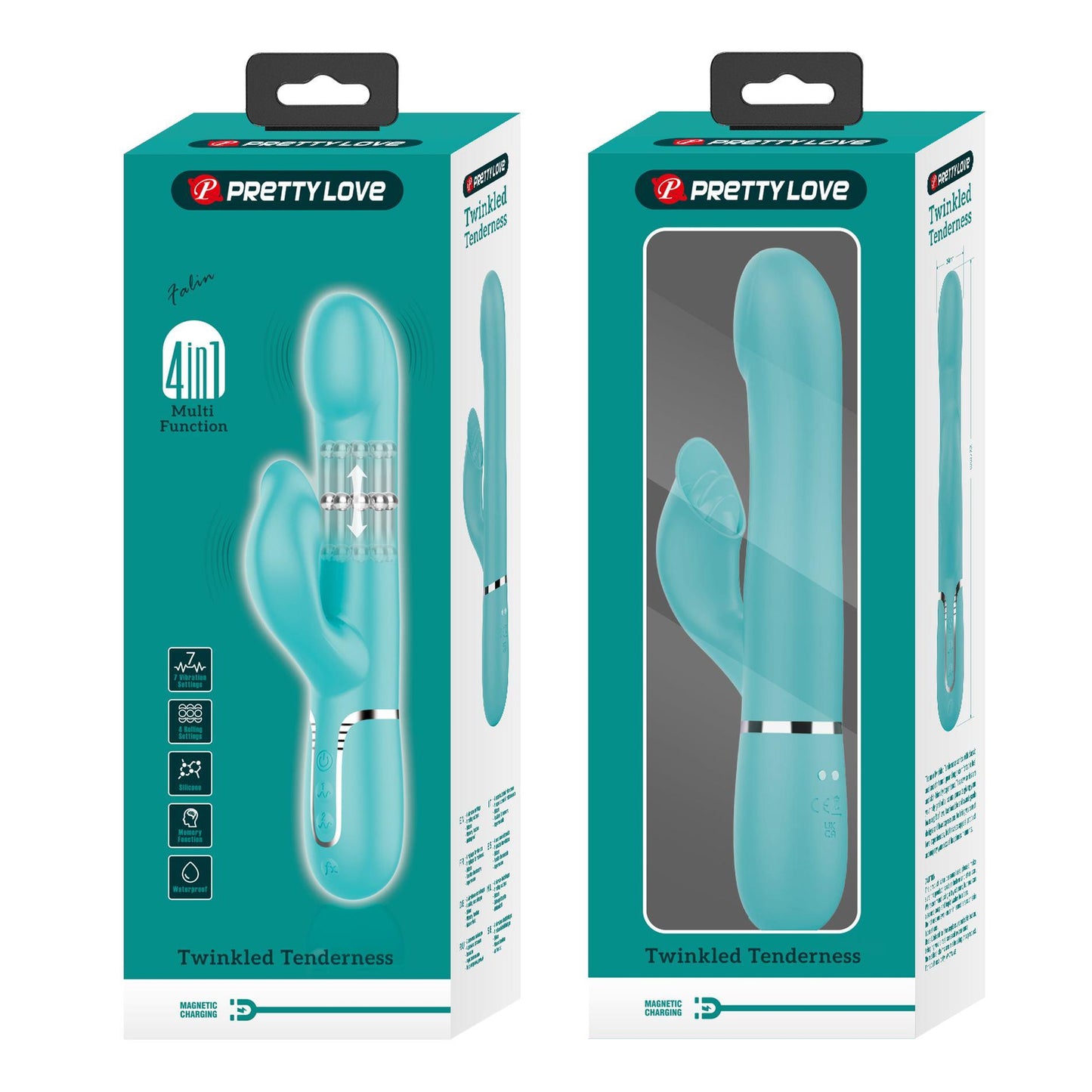 12-PRETTY LOVE - Twinkled Tenderness, 7 vibration functions 4 rolling functions Memory function-12