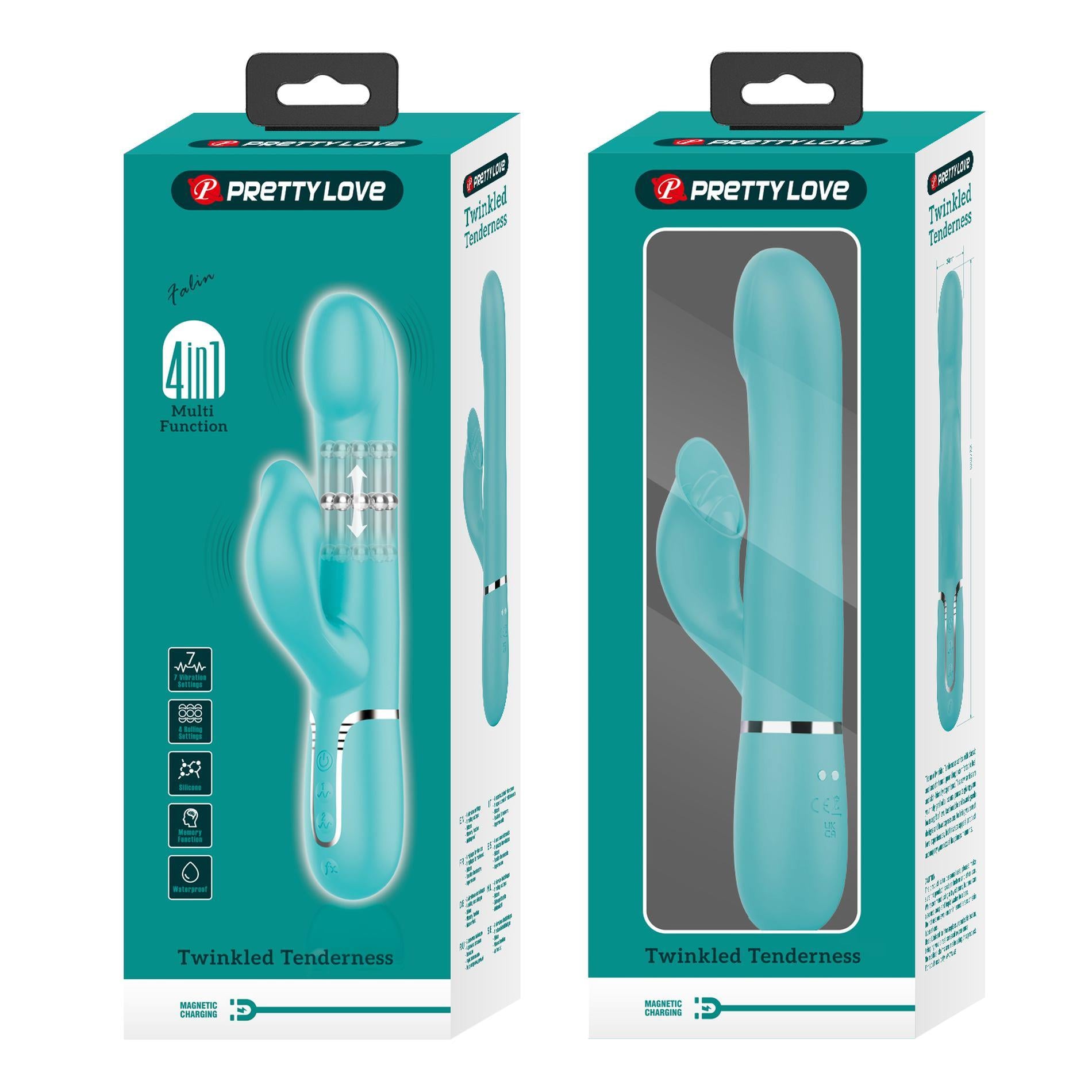 12-PRETTY LOVE - Twinkled Tenderness, 7 vibration functions 4 rolling functions Memory function-12
