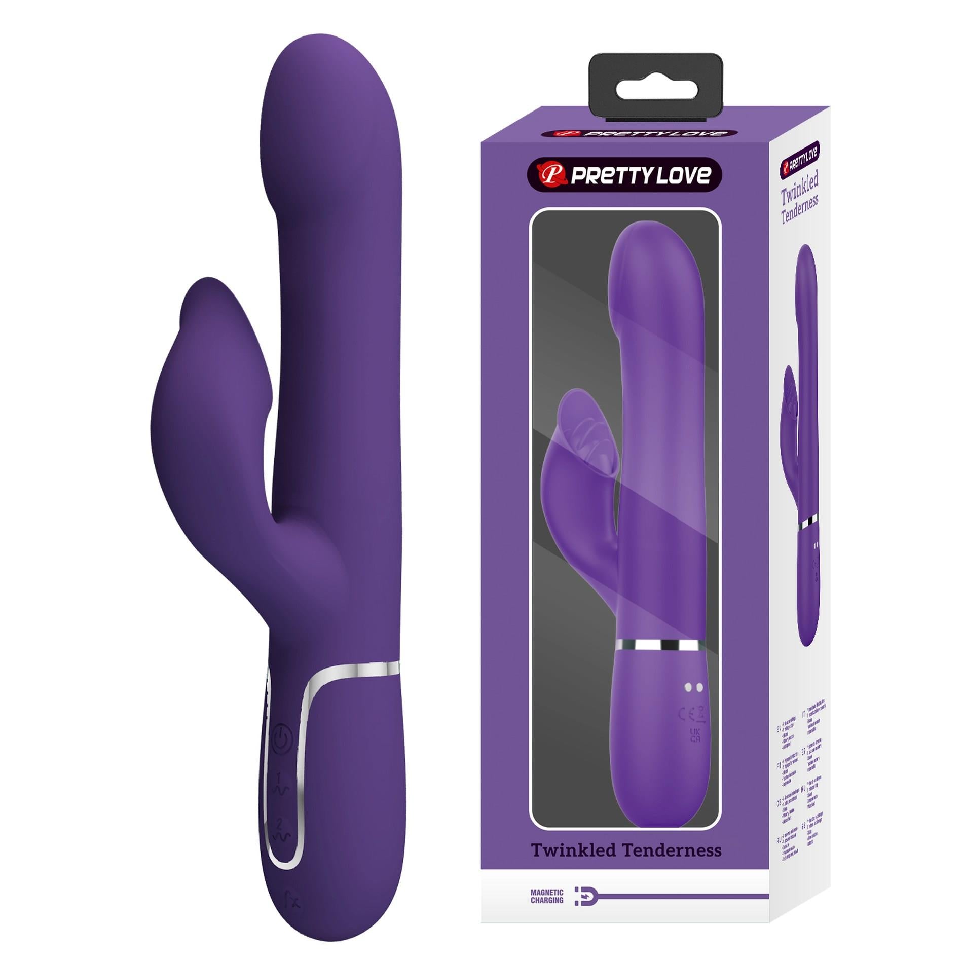 1-PRETTY LOVE - Falin dark Purple, 7 vibration functions 4 rolling functions Memory function-1