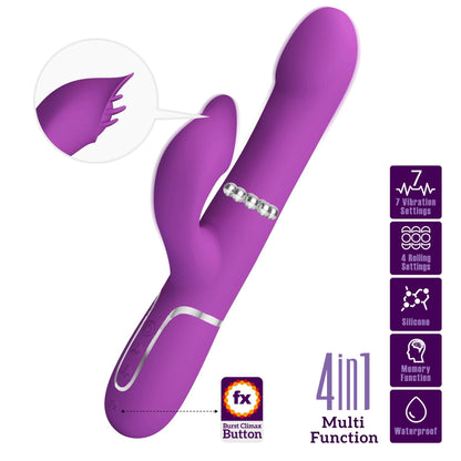 2-PRETTY LOVE - Falin Purple, 7 vibration functions 4 rolling functions Memory function-2