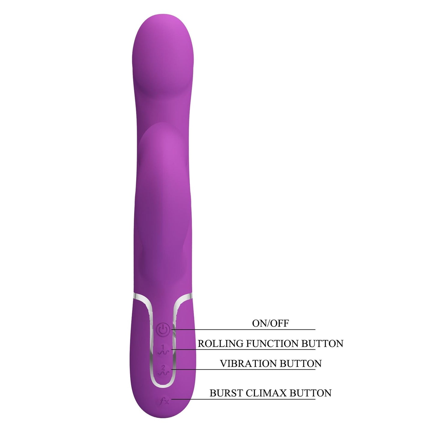 10-PRETTY LOVE - Falin Purple, 7 vibration functions 4 rolling functions Memory function-10