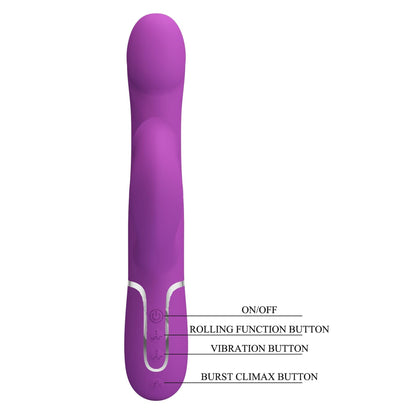 10-PRETTY LOVE - Falin Purple, 7 vibration functions 4 rolling functions Memory function-10