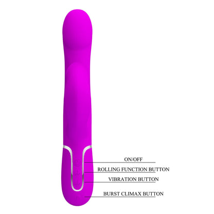 10-PRETTY LOVE - Twinkled Tenderness Purple, 7 vibration functions 4 rolling functions Memory function-10