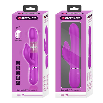 12-PRETTY LOVE - Twinkled Tenderness Purple, 7 vibration functions 4 rolling functions Memory function-12