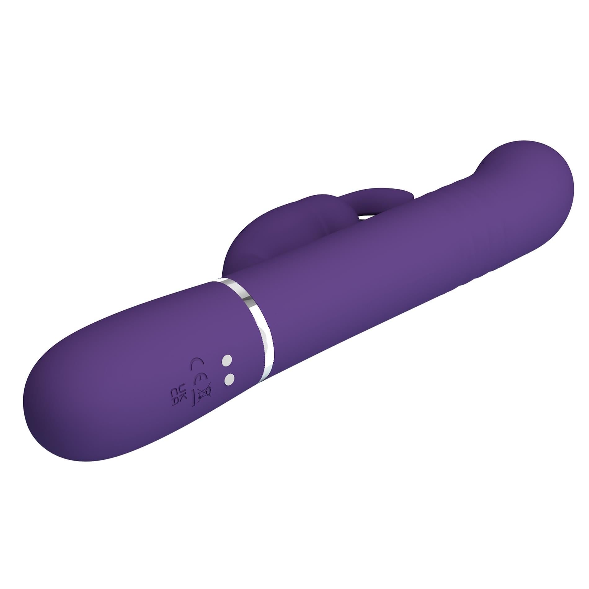 8-PRETTY LOVE - Coale dark Purple, 7 vibration functions 4 rotation functions 4 thrusting settings-8