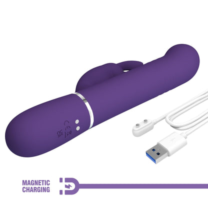 11-PRETTY LOVE - Coale dark Purple, 7 vibration functions 4 rotation functions 4 thrusting settings-11