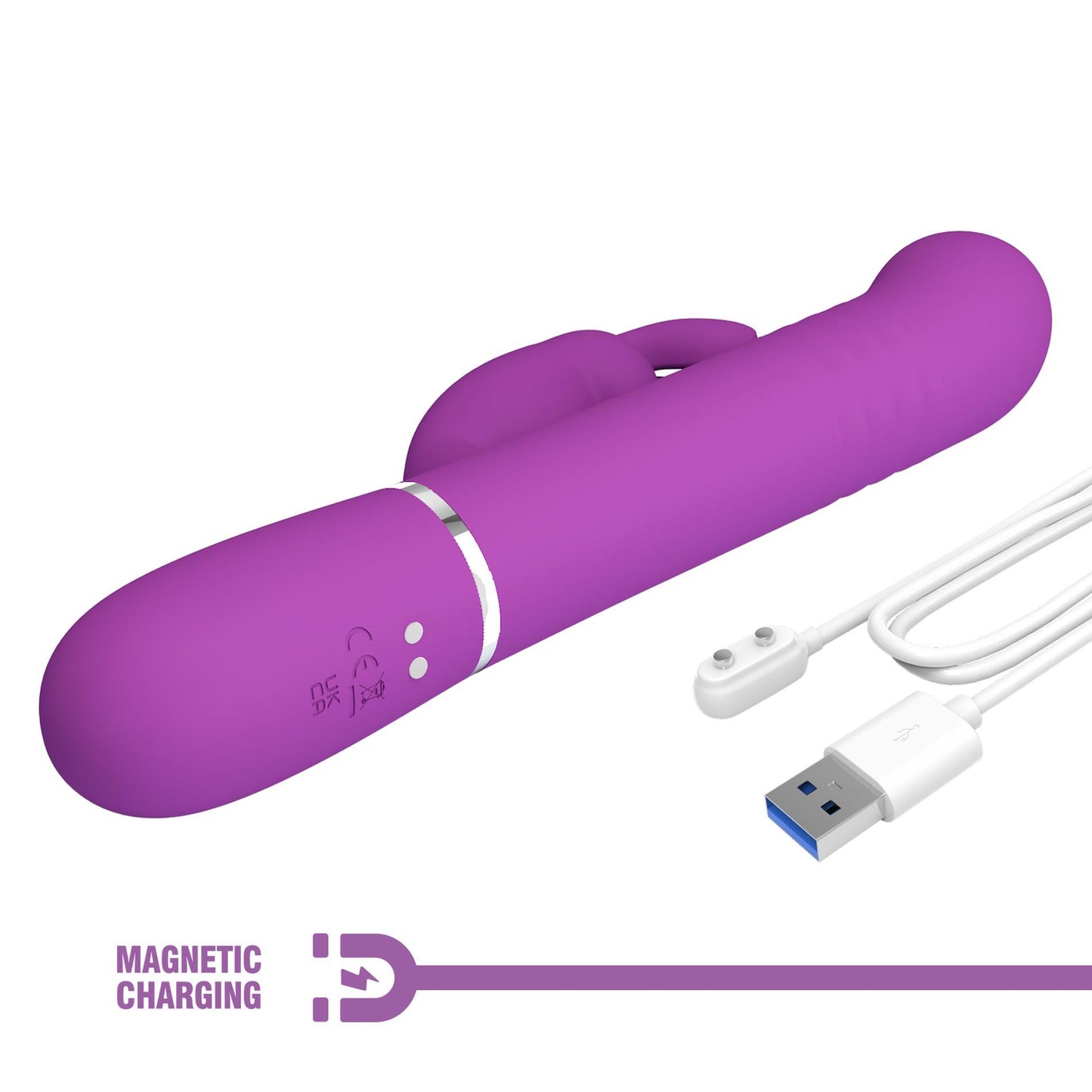 11-PRETTY LOVE - Coale Purple, 7 vibration functions 4 rotation functions 4 thrusting settings-11