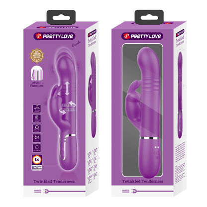 12-PRETTY LOVE - Coale Purple, 7 vibration functions 4 rotation functions 4 thrusting settings-12