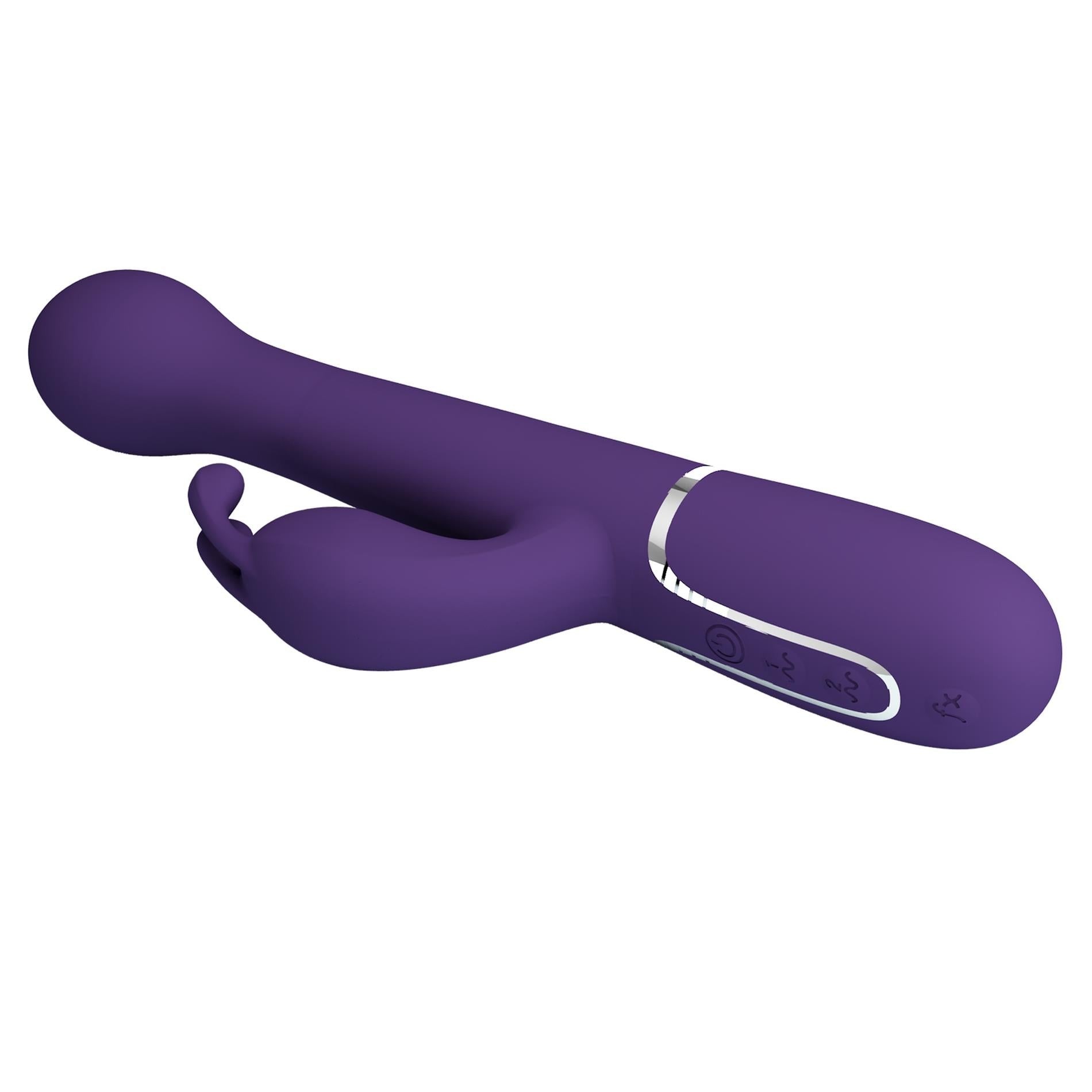 7-PRETTY LOVE - Dejon dark Purple, 7 vibration functions 4 thrusting settings 4 rotation functions-7