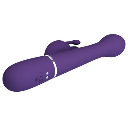 8-PRETTY LOVE - Dejon dark Purple, 7 vibration functions 4 thrusting settings 4 rotation functions-8
