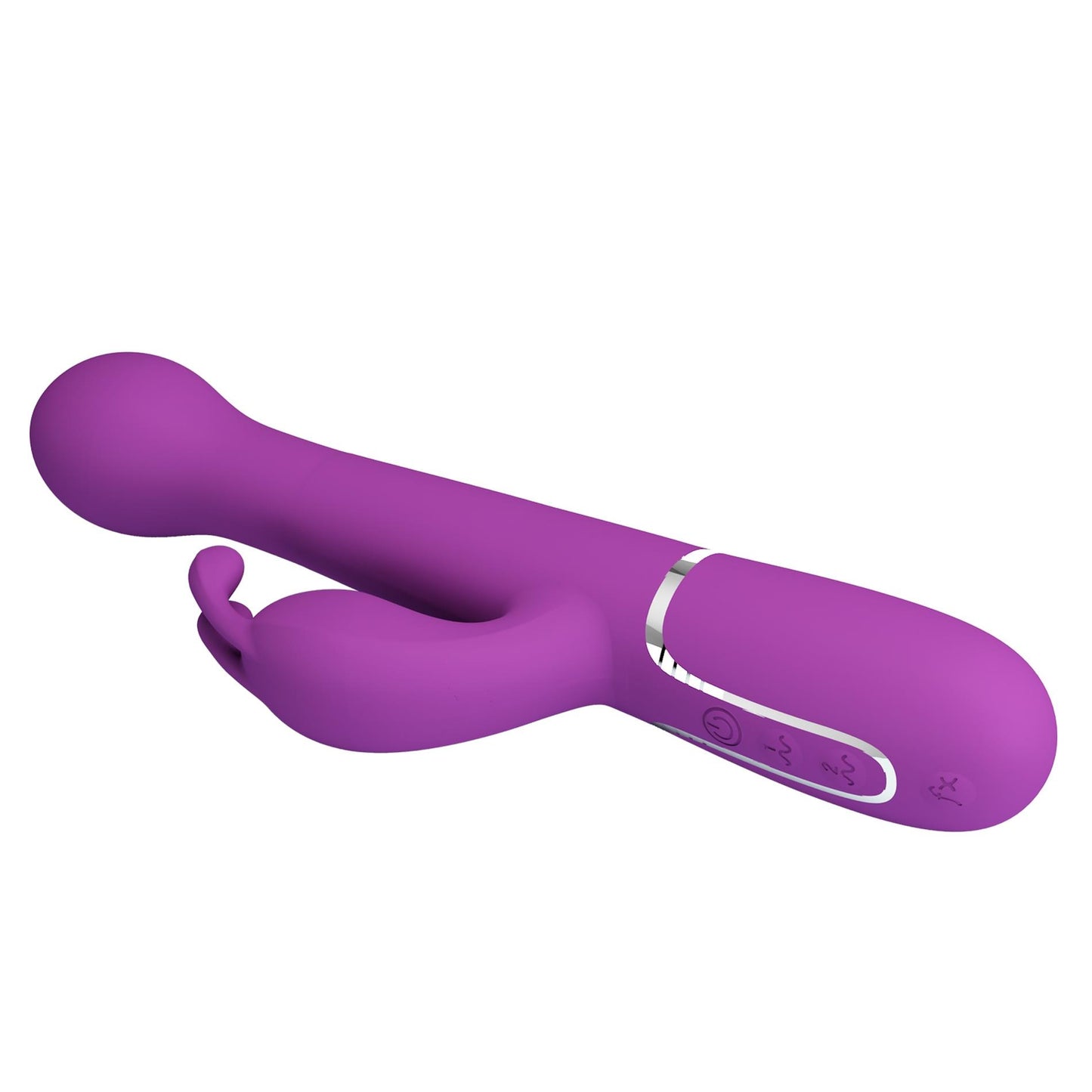 7-PRETTY LOVE - Dejon Purple, 7 vibration functions 4 thrusting settings 4 rotation functions-7