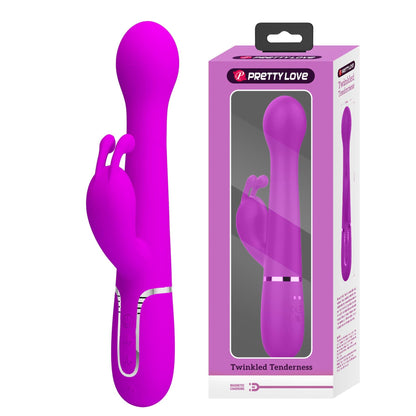 1-PRETTY LOVE - Twinkled Tenderness Purple, 7 vibration functions 4 thrusting settings 4 rotation functions-1