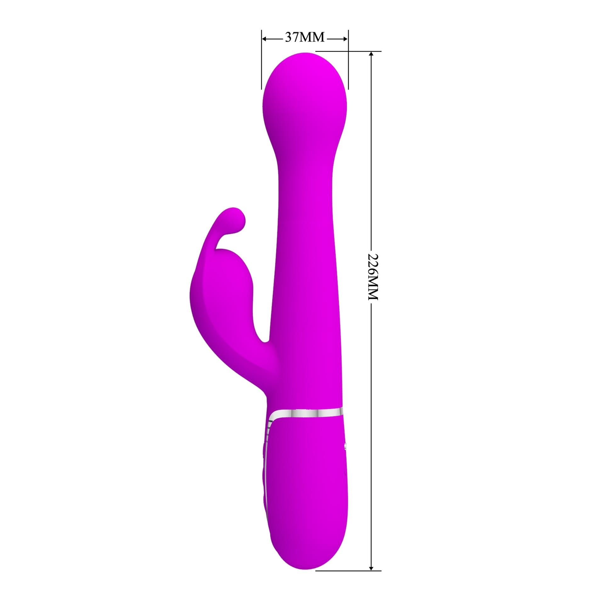 9-PRETTY LOVE - Twinkled Tenderness Purple, 7 vibration functions 4 thrusting settings 4 rotation functions-9