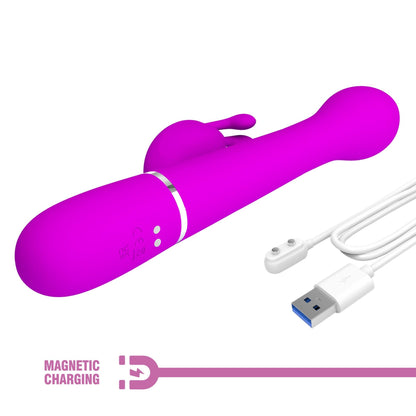 11-PRETTY LOVE - Twinkled Tenderness Purple, 7 vibration functions 4 thrusting settings 4 rotation functions-11