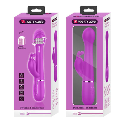 12-PRETTY LOVE - Twinkled Tenderness Purple, 7 vibration functions 4 thrusting settings 4 rotation functions-12